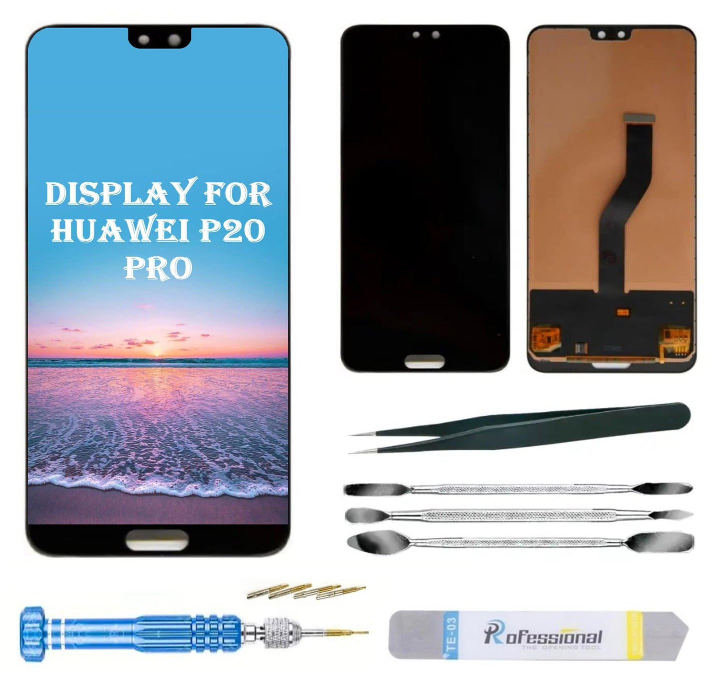 Display for Huawei P20 Pro P20 Plus CLT-AL01 L09 L29 LCD Incell Screen Replacement Digitizer Touchscreen with Tools Black